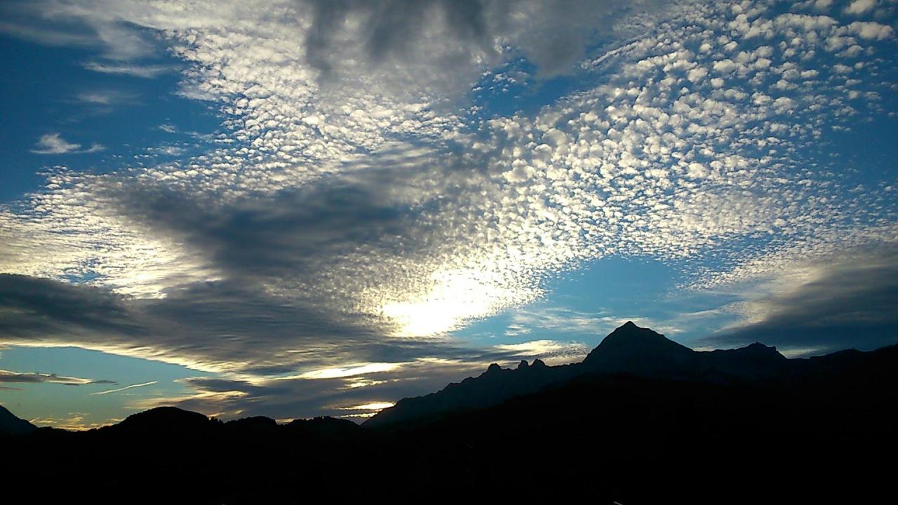 fin de journée - vue du balcon